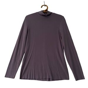 Kit & Ace | Dusty Purple Mock‎ Neck Long Sleeve Top Size S